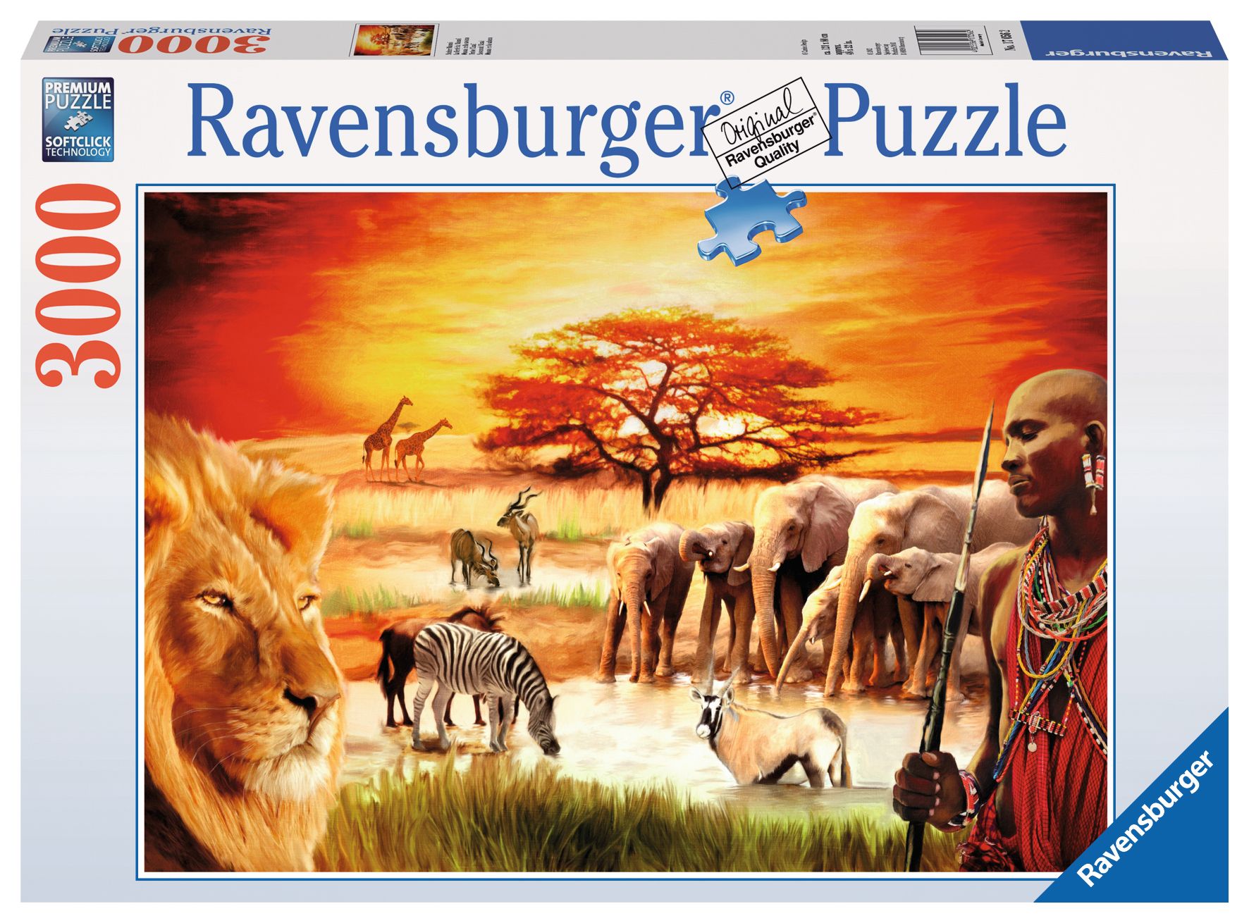 Ravensburger 17056 Stolzer Massai - Puzzel - Unisex - Vanaf 12 Jaar