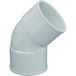 First Plast Coude Pvc 45° Évacuation Femelle Femelle Ø100