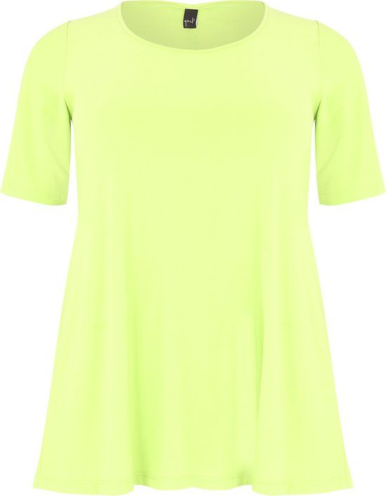 YOEK Dames T-Shirt korte mouwen felgroen