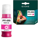 Evoke Magenta Compatible Ink for Canon PFI-050M Imageprograf TC-20 TC-20M (6500 Pages)
