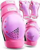 SKATEWIZ SMASH Inline Skates Beschermset Kinderen 6-delig - ROZE PAARS