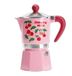 Bialetti RAINBOW Moka Express 0,15 l Vert, Rose, Rouge, Inox