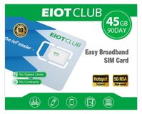 Merkloos SIM Kaart voor Europa met 45GB Data