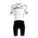 Bioracer Germany Icon Aero combinaison de cyclisme blanc L homme