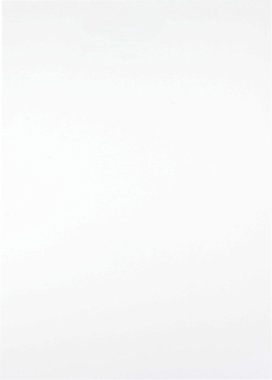Creotime Constructie karton - 51x72 cm - Wit - 0.4 mm - 100 vellen