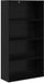 vidaXL Boekenkast Zwart eiken Bewerkt hout 152 x 30 x 152 cm