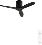 Create Stille 40W Plafondventilator Zwart ABS Afstandsbediening 112cm