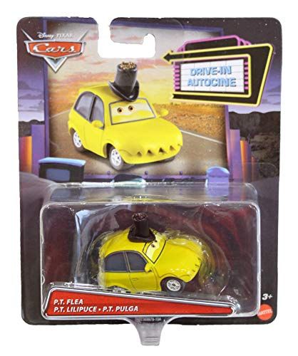 DPC Disney Pixar Cars - A Bug's Life 1/55 Schaal Diecast Verzamelbaar Karakter Auto Spin-Off Modelvoertuig - P.T. Flea