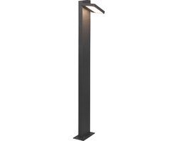 BES LED Trion Ihson XL - Staande Buitenlamp - 8W - Warm Wit - Antraciet
