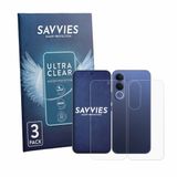 Savvies Screenprotector voor Vivo V70 FE (Voor+Achter) - Folie Beschermfolie transparant 6 Stuks