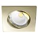 Wonderlamp W-E000013 Basic inbouwspot vierkant goud [energie-efficiëntieklasse A]