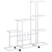 VidaXL Plantenstandaard Metaal Wit 945x250x925 mm