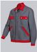 BP BP Comfort-Arbeit-jas 1454-720 Lange mouw Katoen/Polyester Dunkelgrau/Rot Mannen Casual