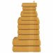 vidaXL 12-delige Handdoekenset FROGN 360 g/m² Goud