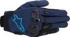 Alpinestars SP X 3 Zwart/Blauw Leren Heren Zomerhandschoenen Maat 2XL
