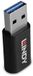 Lindy 71264 USB-A naar USB-C Adapter Zwart
