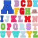 Non-branded 26 pièces écusson thermocollant - 26 lettres