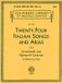 24 Hal Leonard Twenty-Four Italian Songs and Arias of the 17th and 18th Century