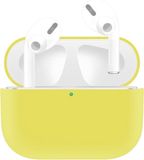 By Qubix AirPods Pro / AirPods Pro 2 Solid series - Étui en silicone - Jaune