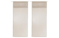 LINDER 0169/29/427 gordijn Kaolin, lichtdoorlatend, beige, 45X90