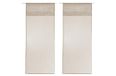 LINDER 0169/29/427 gordijn Kaolin, lichtdoorlatend, beige, 45X90