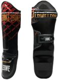 Leone1947 Protège-tibias MMA Cage Multicolore S