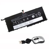 amsahr SB10F46467-05 Reservebatterij voor Lenovo SB10F46467, 00HW029, 01AV409 (15,2 V, 52 Wh), Omvat mini optische muis zwart