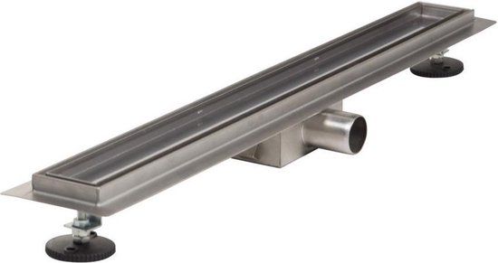 Brauer Douchegoot 80cm - Zero/tegelinlegrooster - RVS