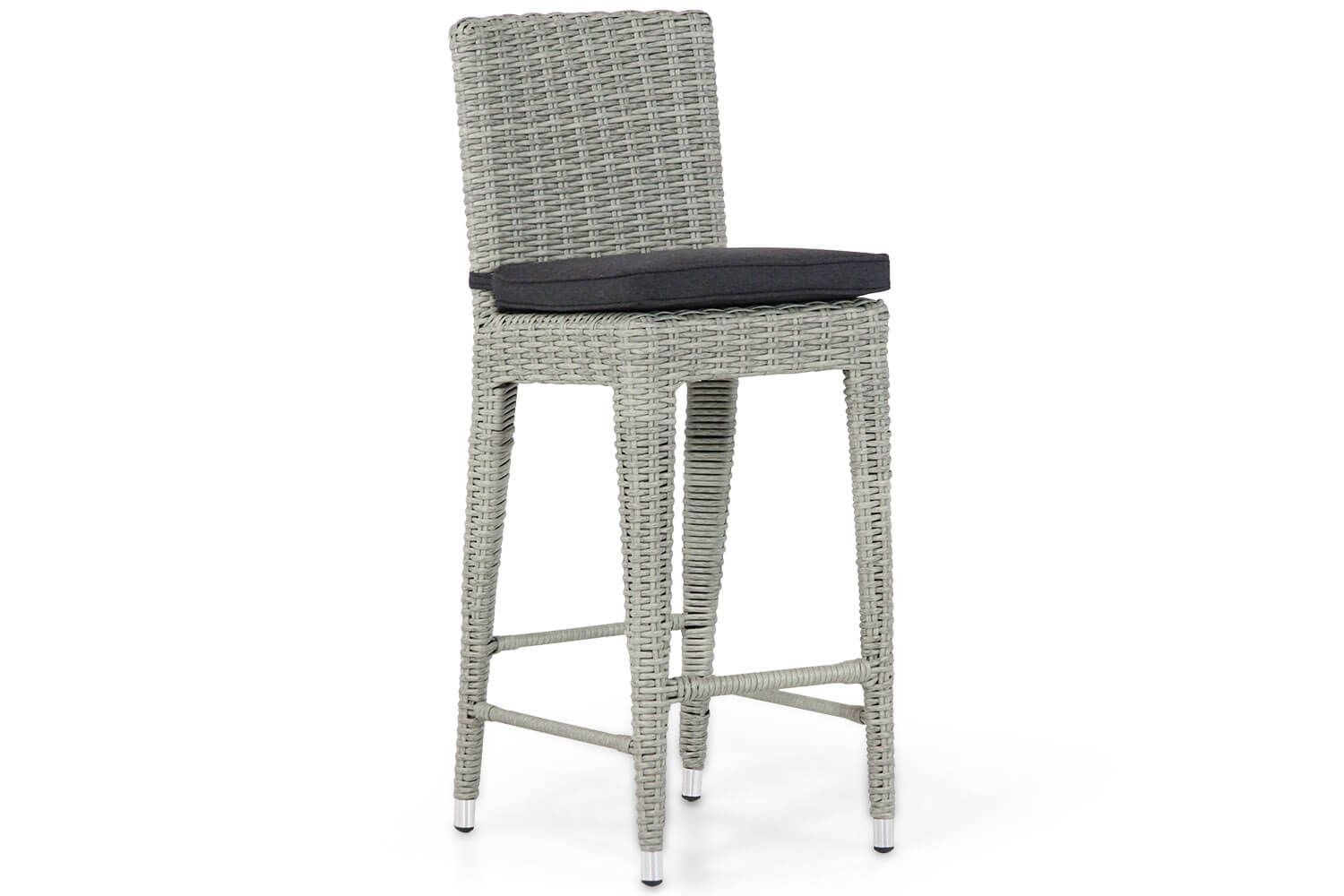 Garden Collections York Bar Chair - New Grey