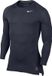 Nike Pro Cool Compression Voetbalshirt Heren Blauw S