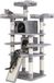 AndOutdoorMatch Poteau griffoir Luxe Clyde - 172cm - Gris