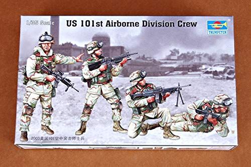 Trumpeter 00410 - figuren op schaal van de verdeling Airbone 101 USA - 2022