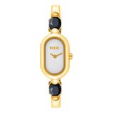 TOUS Horloges Kleur Vrouwen Analoge Quartz Horloge met Roestvrij Staal Armband 3000138600