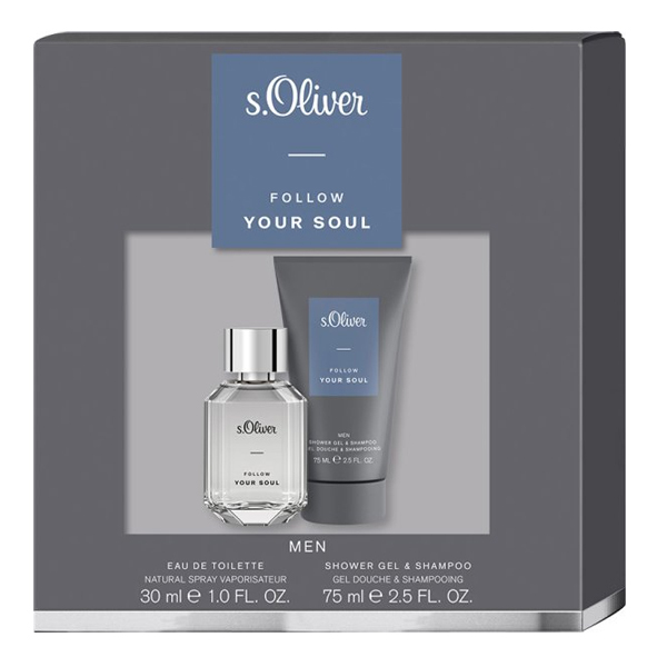 s.Oliver Follow Your Soul Men geschenkset gift set / 30 ml