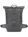 Johnny Urban Allen Travel Reisrugzak voor dames en heren, 48 liter, grote roltop, ideale rugzak voor reizen, uitstapjes, trips, waterafstotend, donkergrijs, Eén maat