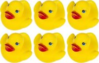 Duckiez canards de bain - 36 pièces - jaune - 5,5 cm