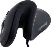 Ergonomique ErgoMouse Cobra Verticale Muis Zwart