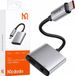 Mcdodo Adaptateur Jack 3,5 mm vers USB-C - Câble - AUX - avec DAC - 60W - Gris