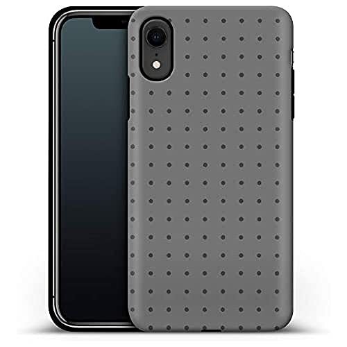 caseable GmbH Premium telefoonhoes Dot Grid grey Apple iPhone XR