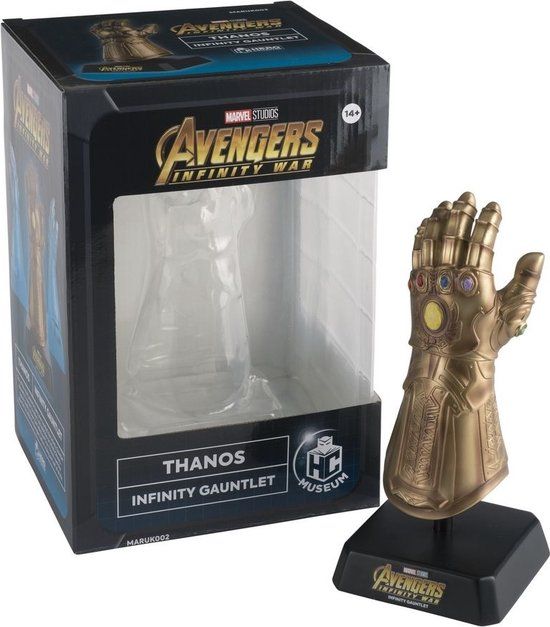 Eaglemoss Infinity Gauntlet - Marvel Museum Replica - Gold - Table Model