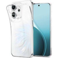 Oppo Coque pour Oppo Reno 14 / 14 F / 14 FS 5G - housse etui silicone gel fine + verre trempe - TRANSPARENT TPU
