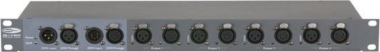 Showtec DB-1-4/RDM 4-kanaals DMX Booster met RDM 3- en 5-polige XLR