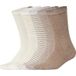 ESMARA® Chaussettes pour femme, 5 pièces. (crème/rayures/beige/beige clair, 35-38)