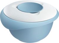 Westmark Mengkom met tweedelige deksel, 3,5 l, met schenktuit, kunststof, wit/blauw