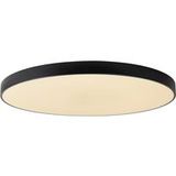 Lucide Unar - Plafondlamp - Ø 80 cm - 80W LED - 3 stappen dimmer - zwart