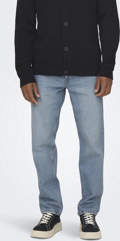 ONLY & SONS ONSEDGE STRAIGHT LB 6986 Men's Jeans - Light Blue Denim - W28 X L32