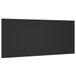 VidaXL Hoofdbord 200x1,5x80 cm bewerkt hout zwart