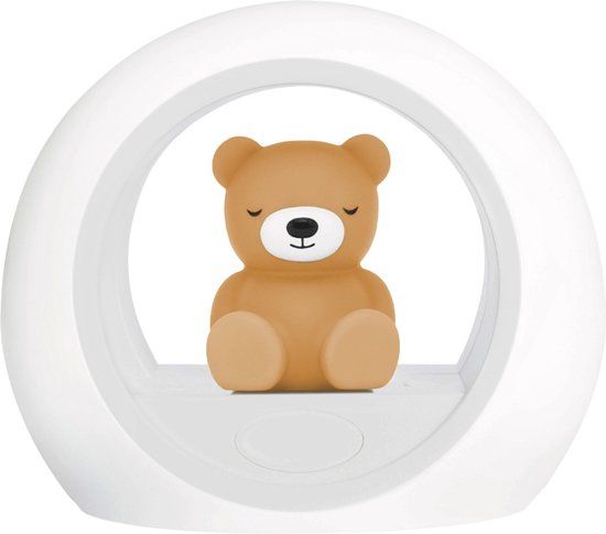 Zazu Billy Beer Bruin Nachtlampje - LED - 10 lm - Rond