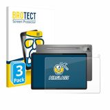 BROTECT Screenprotector 3 Stuks voor Lenovo Idea Tab Pro 12.7" (Voor+Camera) Transparant