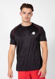 Gorilla Wear T-shirt de performance - Noir/Rouge - 5XL